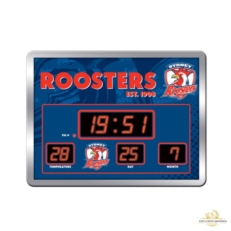 Sydney Rooster's Scoreboard Clock.