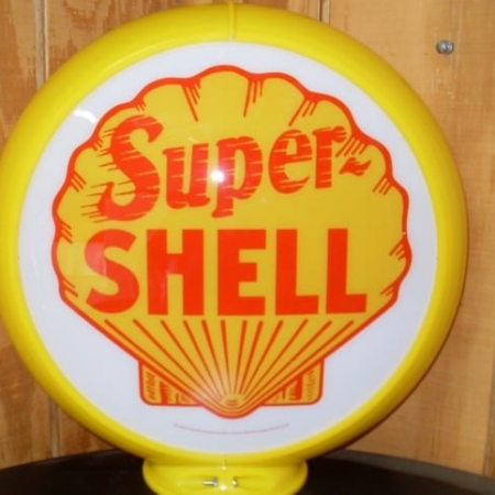 Shell Super Petrol Bowser Globe