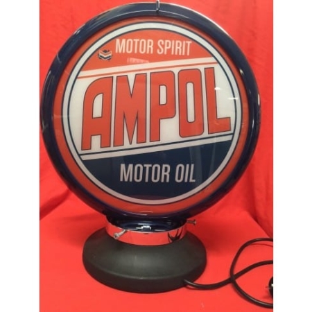 AMPOL-Motor-Oil Bowser-Globe & Base