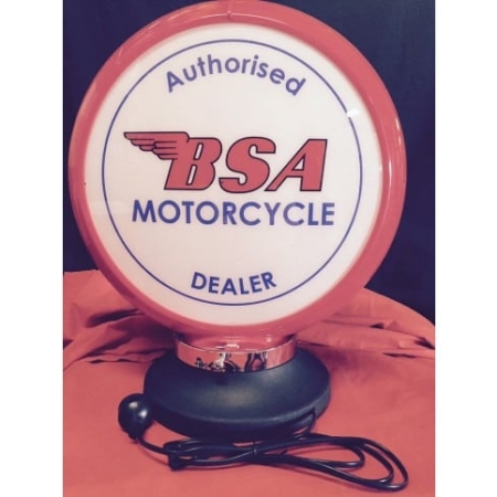 BSA-Motorcycles Bowser-Globe & Base