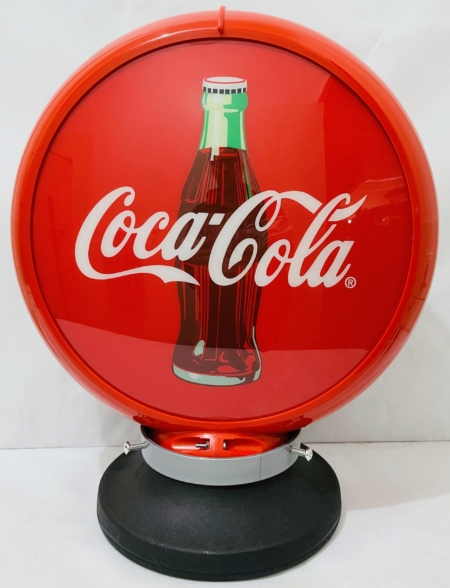 Coca-Cola-Bottle Bowser-Globe & Base