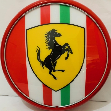 Ferrari-Stripes Plastic Wall-Mounted Light