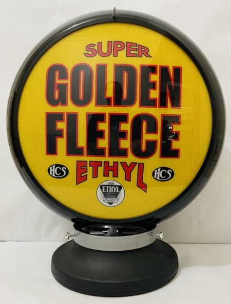 Golden-Fleece-Ethyl Bowser-Globe & Base