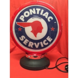 Pontiac-Service Bowser-Globe & Base