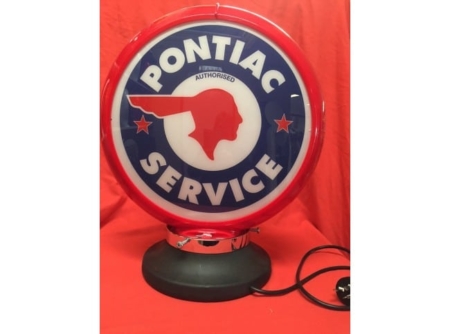 Pontiac-Service Bowser-Globe & Base
