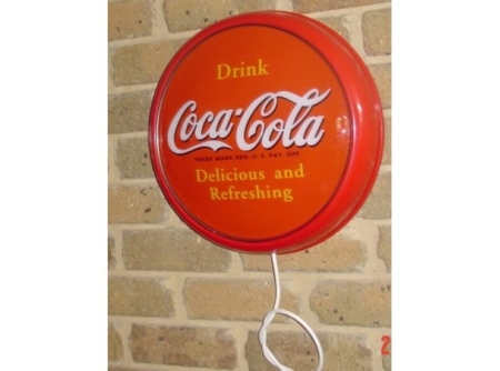 Coca-Cola Plastic Wall-Mounted Light