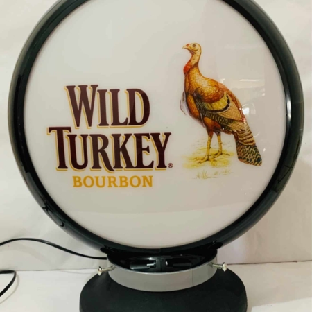 Wild-Turkey Bowser-Globe & Base