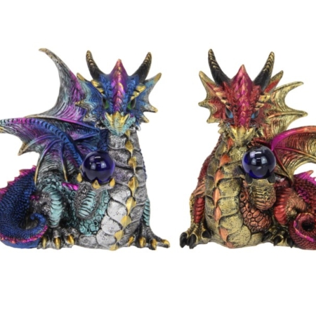 Red/Blue Dragon's Holding Orb