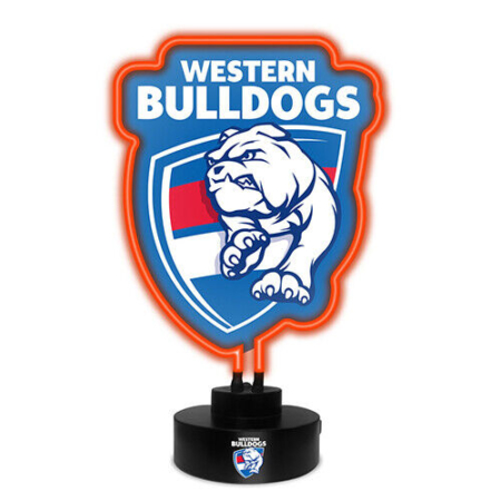 AFL Western Bulldogs Team Neon Sign