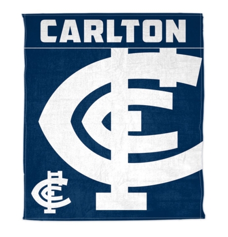 AFL Carlton Blues Fleece Rug