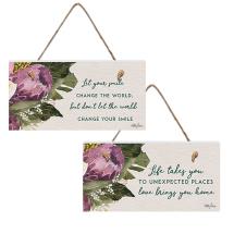 Affirmations Hanging Plaque by Kelly Lane
