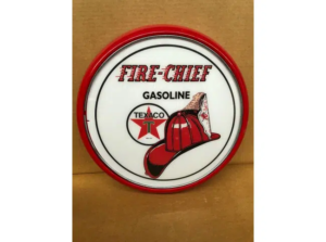 Texaco Fire Chief Plastic Wall Mounted Light