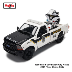 Ford 1999 F350 & HD Electra Glide Police Diecast