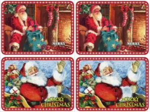 Christmas Placemats - Santa