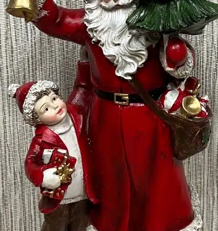 Santa and Little Boy - 23cm