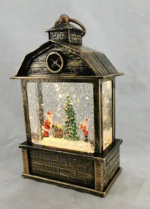 Christmas Lantern LED With Santa