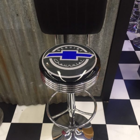 Chevrolet Genuine Bar Stool With Back