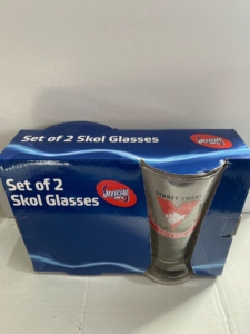 AFL Sydney Set Of 2 Skol Glasses