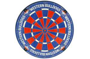 AFL Western Bulldogs Dartboard