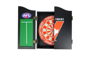 AFL Sydney Swans Dartboard & Cabinet