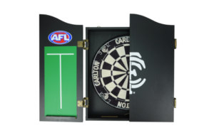 AFL Carlton Blues Dartboard Cabinet