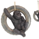 Hanging Gorilla In Tyre Swing 42cm