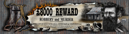 Ned Kelly Reward Bar Runner