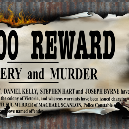 Ned Kelly Reward Bar Runner