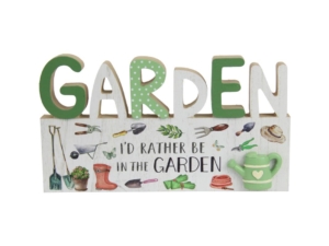 Garden Plaque 24cm