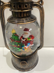 Magical Christmas Lantern - Santa with Christmas Tree