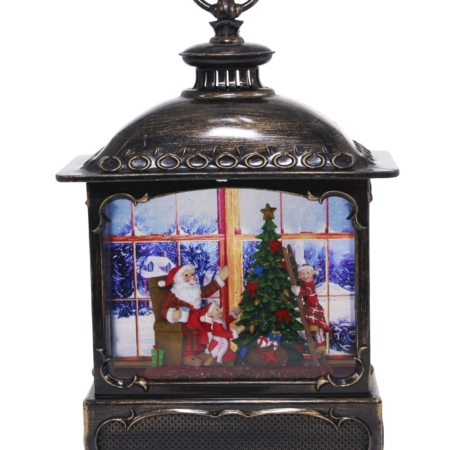 Santa & Tree Musical Lantern