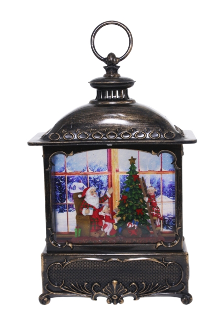 Santa & Tree Musical Lantern