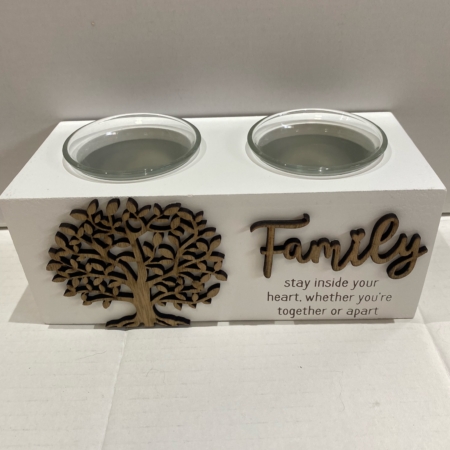 Family Twin Tealight Holder