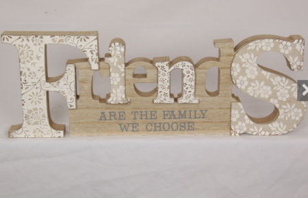 Friends Plaque mdf 40cm