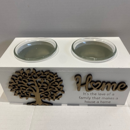 Home Twin Tealight Holder