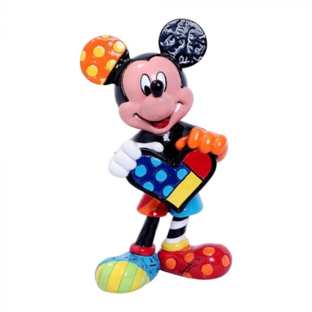 Disney Mickey Holding Heart Mini Figurine