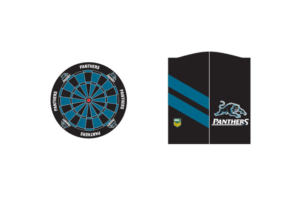 NRL Penrith Panthers Dartboard & Cabinet