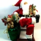 Christmas Santa Sitting On Rocking Chair