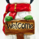 Snowman Welcome Sign 31cm