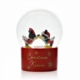 Mickey Minnie Christmas Kiss Snow Globe