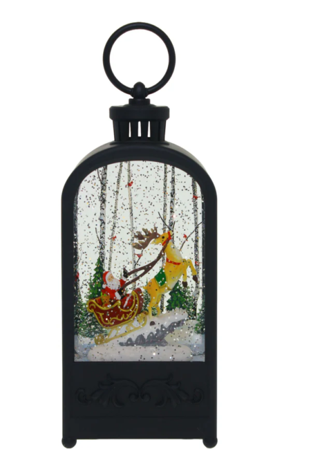 Santa & Reindeer Sleigh Lantern