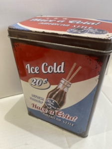 Cola Metal Storage Tin