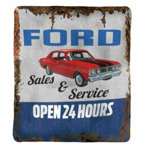 Ford Polar Fleece Throw Rug