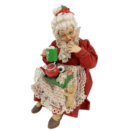 Ms Claus Tea Time - 20cm