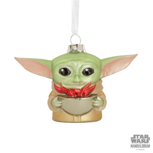 Hallmark Christmas Ornament Grogu Blown Glass