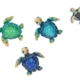 Happy Turtle Magnet 8cm