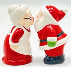 Mr & Mrs Claus Salt & Pepper Shakers