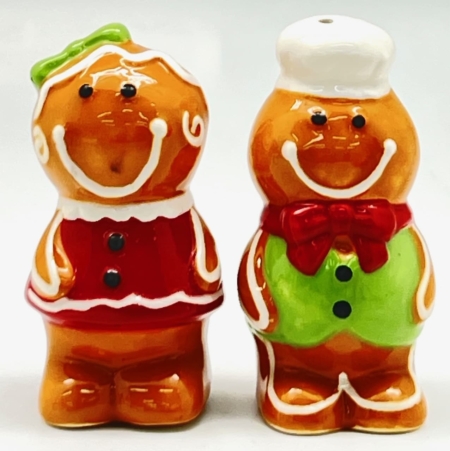 Gingerbread Salt & Pepper Shakers