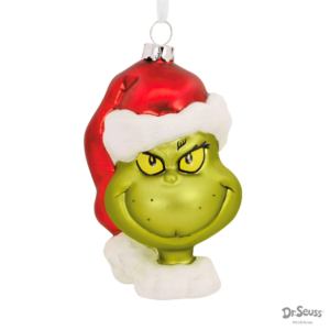 Hallmark Christmas Ornament The Grinch Blown Glass