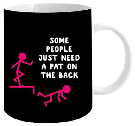 Pat On The Back Coffee Mug